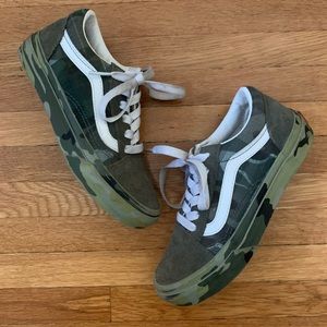 Youth Camouflage Vans